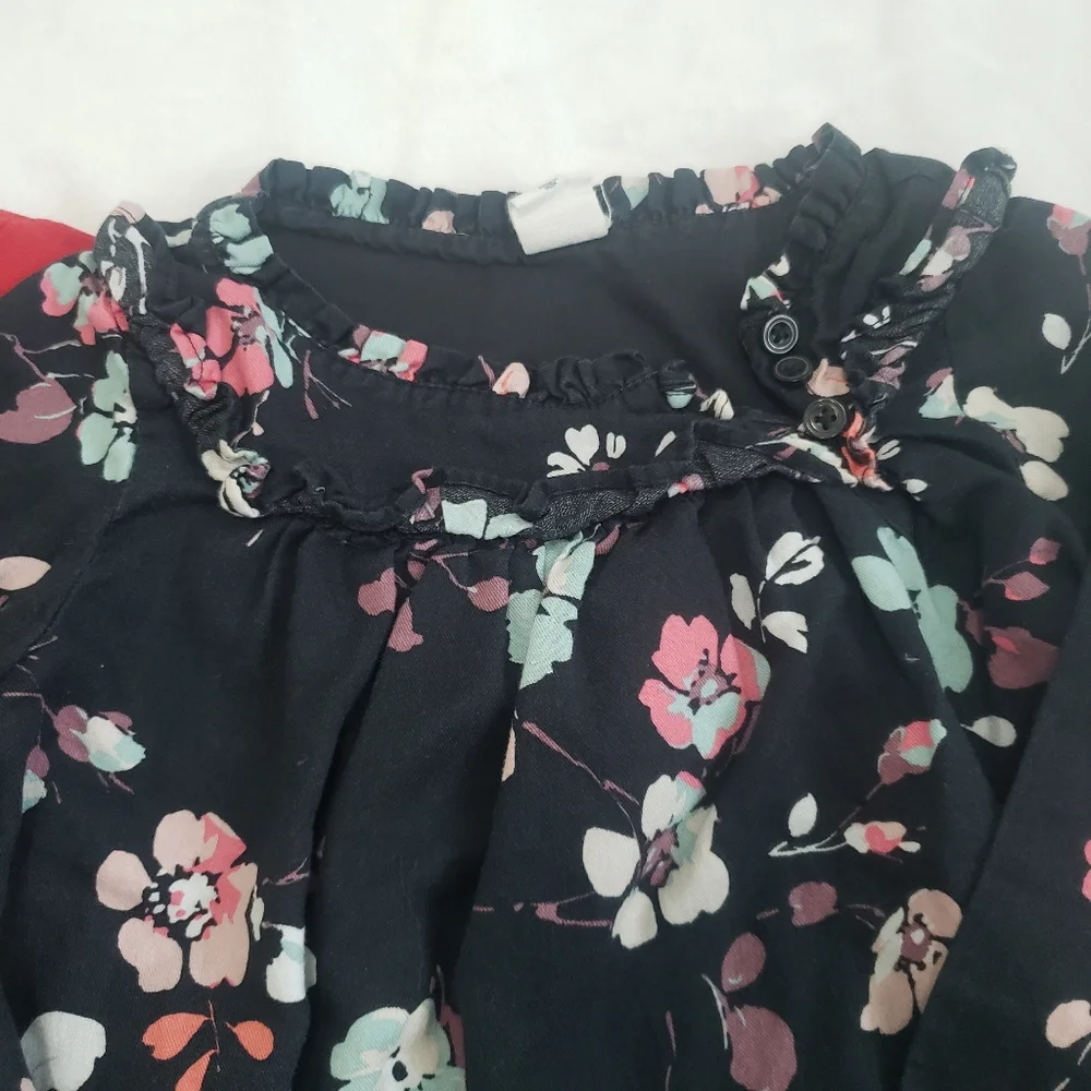 GAP navy floral